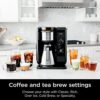 Ninja Hot and Cold Brewed System, Tea & Coffee Maker, with Auto-iQ, 6 Sizes, 5 Styles, 5 Tea Settings, 50 oz Thermal Carafe, Frother, Coffee & Tea Baskets, Dishwasher Safe Parts, Black, CP307 - Image 2
