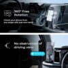 LISEN Cup Phone Holder for Car No Shaking Car Phone Holder Mount, 360° Adjustable Car Accessories for Women Trucks SUVs Golf, Compatible with iPhone 16e 16 15 14 13 Plus Pro Max Samsung S25 All 4-7'' - Image 6