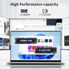 Gaming Laptop N5095, 15.6 Inch Laptop Computer, Laptops 16GB RAM 512GB SSD Laptop Gamer 180 Angle Opening Fingerprint Unlock Backlit Keyboard 1920X1080 IPS Mini-HDMI WiFi5 for Student Business Work - Image 4