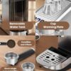 Gevi Commercial Espresso and Coffee Makers, Professional 20 Bar Espresso Maker with Milk Frother, Stainless Steel Expresso Coffee Machines for Home, Compact Cappuccino Machine, Great Gift - Image 9