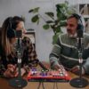 Hayner-Seek Podcast Equipment Bundle for 2,Audio Interface DJ Mixer With 3.5mm XLR Condenser Microphone for Living Streaming,Recording,Gaming,TikTok,YouTube,PC,Smartphone (Red) - Image 7