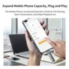 SSK 1TB USB Drive, External SSD Fast 550MB/s 2-in-1 Dual Drive USB Type C+ USB A 3.2 Gen2 Solid State Thumb Drive SSD Stick for iPhone 15/PS4/Android Phone/Tablet/Windows/Mac - Image 7