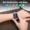 Smart Watch, Fitness Tracker with Heart Rate Monitor, Blood Oxygen, Sleep Tracking, 1.5 Inch Touchscreen Smartwatch for Android iOS Swimming Waterproof Pedometer Step Calories Tracker for Women Men - Image 6