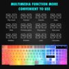 CHONCHOW RGB Gaming Keyboard and Mouse Combo,USB Wired Light Up Keyboard, Rainbow LED Lit Backlight Keyboard Mouse Set for Computer Windows PC PS4 Xbox Laptop iMac Resberry Pi - Image 3