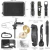 Survival kits 17 in 1, Emergency Survival Gear and Equipment, Cool Gadgets for Men Camping Fishing Hunting Outdoor - Image 2