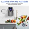 Ozone Machine, 1000mg/h Multipurpose Ozone Machine for Air, Water, Fruits, Vegetables Cleaner Device in Water - Dark Gray - Image 4