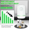 Copkim Stop Watt Energy Saving Device Electricity Saving Box Power Saver Efficiency Energy Saver Device for Home Office Market Electric Machine US Plug 90V-250V 30KW(12 Pcs) - Image 4