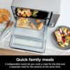 Ninja Countertop Oven Double Stack XL & Air Fryer with Pro Cook System, 12-in-1, Flexdoor, FlavorSeal, SMART FINISH with DualZone Technology, Air Fryer, Bake, Broil, Reheat, Stainless Steel, DCT651 - Image 7