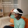 KIWI design Comfort Head Strap Accessories Compatible with Oculus/Meta Quest 2, Elite Strap Replacement for Enhanced Support of VR Headset - Image 3