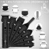 Scttomon Beard Trimmer for Men Professional Mens Beard Grooming Kit T-Blade Trimmer Electric Shaver Razor Nose Body Trimmer Hair Cutting Kit Cordless 7 in 1 Black - Image 2