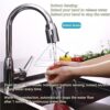 Smart Touchless Faucet Adapter, 2024 New Updated Automatic Sensor Faucet Adapter, Touchless Bathroom Faucet, Sensor Water Saving Faucet Adapter with Revolutional Bubbler, Splash Prevention (1SET) - Image 2