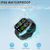 Smart Watch (Answer/Make Calls), 1.96" HD Screen SmartWatch for Men Women 113+ Sport Modes, Fitness Activity Tracker Heart Rate/Sleep Monitor/Pedometer, IP68 Waterproof, Smart Watches for Android iOS - Image 8