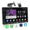 ATOTOLIFE A5L Android Radio 7" Double Din Car Stereo with Backup Camera&DVR Dash Cam, Wireless CarPlay and Android Auto, WiFi/Bluetooth/USB Tethering, DSP/FM/AM/SWC, 2G+32G Touchscreen Car Radio