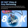 Insta360 X4 Motorcycle Bundle- 8K Waterproof 360 Action Camera, 4K Wide-Angle Video, Invisible Selfie Stick, Removable Lens Guards, 135 Min Battery Life, AI Editing, Stabilization, No Micro SD Card - Image 2