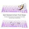 Dell Latitude Keyboard Cover for Dell Latitude E7450 E7470 E5470 E7480 E5450 5480 5490 7490, Dell 3340 E3340 Laptop Silicone Keyboard Skin Keyboard Protector, Gradual Purple (US Layout, with Pointing) - Image 6