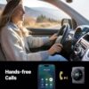 UGREEN 5.4 Bluetooth Car Adapter, [Noise Cancellation] Aux Bluetooth Receiver for Car, 3.5mm Wireless Audio Receiver for Music/Hands-Free Call/Home Stereo/Wired Speaker, 20H Battery Life - Image 4