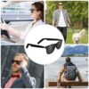 Polarized Smart Glasses for Men Women with AAC Speaker Open Ear Music Touch Control Remote Photo Hand-free Calling, Unisex Audio Intelligent Bluetooth 5.0 Sunglasses, Great Gift for Friends - Image 4