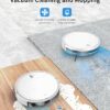 Robot Vacuum and Mop Combo, 2 in 1 Mopping Robot Vacuum Cleaner with Schedule, Wi-Fi/Voice/App, Strong Suction, Ease of Use, Self-Charging Robotic Vacuum, Slim, Ideal for Hard Floor, Pet Hair, Carpet - Image 2