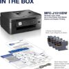 Brother MFC-J10 Series 3-in-1 Printer, Wireless Color Inkjet Printer, Printer, Copy, Scan, Fax - 9.5 ppm, 150 Sheets, 1.8" Color LCD, with Mobile Device and Duplex Printing, with MTC Printer Cable - Image 3