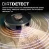 Shark RV2820AE Detect Pro Self-Empty Robot Vacuum, 60-Day Capacity HEPA Base, 3 Detect & React Technologies, Auto Deep-Clean on Carpets and Hardfloors, NeverStuck Tech, Wi-Fi Black/Bronze (Renewed) - Image 3