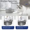 Smart Pet Water Fountain, Automatic Wireless Cat Water Fountain No Filter,Removable 3L Automatic Water Feeder Pet Water Dispenser Self Cleaning Water Fountain for Cats - Image 4