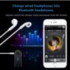 Mini Bluetooth Receiver for BLU Grand M3 - Wireless to 3.5mm Jack Hands-Free Car Kit 3.5mm Audio Jack w/LED Button Indicator for Audio Stereo System Headphone Speaker - Image 7