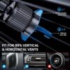 BIVGAZA Phone Holder Car [Military-Grade Suction] Universal Car Phone Holder [Thick Case Friendly] Automobile Accessories Dashboard Air Vent Windshield Phone Mount Fit for iPhone Android Smartphones - Image 7