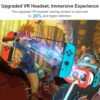 Upgraded VR Headset for Nintendo Switch & Switch OLED Model, Switch VR Glasses with Adjustable HD Lenses and Comfortable Head Strap, Labo VR Kit 3D Goggles for Switch Accessories (White&Blue) - Image 2