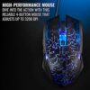Ritz Gear Gaming Accessories Kit (Blue) | 4-in-1 LED Backlight Bundle PC Combo with Multimedia Keyboard, Optical Mouse, Mouse Pad & Headset with Adapter | for Windows 7+ Desktop, Laptop, Xbox & PS4 - Image 3