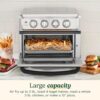 Cuisinart Air Fryer + Convection Toaster Oven, 8-1 Oven with Bake, Grill, Broil & Warm Options, Stainless Steel, TOA-70 - Image 3