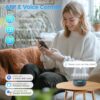 Robot Vacuum and Mop Combo, Self-Emptying, 60-Day Capacity, Schedule, 180mins Runtime, Home Mapping, Wi-Fi/App/Alexa/Remote, Robotic Vacuum Cleaner for Pet, Hard Floors, Carpet - Image 7
