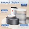 Smart Pet Water Fountain, 3L/100oz Automatic Cat Water Fountain, Rechargeable and No Filter Dog Water Dispenser, 2025 Wireless Ultra Quiet Pet Drinking Dispenser for Cats and Small Dogs - Image 5
