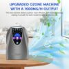 Ozone Machine, 1000mg/h Multipurpose Ozone Machine for Air, Water, Fruits, Vegetables Cleaner Device in Water - Dark Gray - Image 3