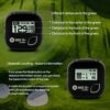 GOLFBUDDY Voice 2S+ Talking GPS Rangefinder, Clip on Hat Golf Navigation, Slope Mode on/Off, 18 Hours Battery Life, Shot Distance Measurement, Preloaded with 40,000 Courses Worldwide (Black) - Image 3