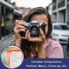 DSLR Cheat Sheet for Canon Nikon Sony Camera Accessories Photography Gifts Photographer, Quick Reference Cards Photography Guides & Tips: Settings, Exposure, Modes, Composition, Lighting Etc 4×3 Inch - Image 6