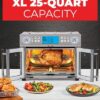 Emeril Lagasse Dual Zone 360 Air Fryer Oven Combo with French Door, 25 QT Extra Large, Cook Two Foods in Different Ways, Up to 60% Faster from Frozen to Finish - Image 6