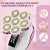 Electric Razors for Women, Wet/Dry 7D Rechargeable Rotary Shaver for Legs, Water Resistant Grooming Kit - Electric Razors for Women, Facial Hair Removal, Bikini Trimmer, Lips - Gentle Hair Remo - Image 2