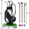 Jishi Golf Gifts for Men Golf Pen Holder Stocking Stuffers for Adults Men Golfers, Funny White Elephant Gifts for Adults Useful Unique Office Supplies Desk Accessories Decor Gadgets for Boss Dad Women - Image 2