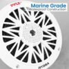 Pyle 5.25 Inch Dual Marine Speakers - 2 Way Waterproof and Weather Resistant Outdoor Audio Stereo Sound System with 150 Watt Power, Poly Carbon Cone, Cloth Surround and Low Profile Design - 1 Pair - Image 5