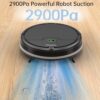ENCHE Robot Vacuum Cleaner,2900 Strong Sunction Robot Vacuum with Washable HEPA Filter,Long Run Time,Remote Control,Self-Charging Robotic Vacuum Cleaner for Carpet Pet Hair - Image 2