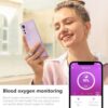 Tulbeys Smart Rings for Men & Women, Fitness Tracker Health Monitor Ring, Wearable Sleep Tracking Ring, Step Counter, Blood Oxygen, Heart Rate, Calories Burned, IP68 Waterproof Smart Ring (US 10) - Image 4