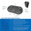 Besign BK06 Bluetooth 5.0 in Car Speakerphone with Visor Clip, Wireless Car Kit for Handsfree Talking, Motion Auto On, Siri Google Assistant Support, Dual 2W Speakers - Image 3