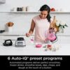 Ninja Foodi SS201 Power Blender & Processor. 3-in-1 Crushing Blender, Dough Mixer, and Food Processor 1400WP smartTORQUE 6 Auto-iQ Presets - Image 2