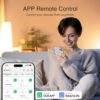 GHome Smart Plug 5GHz, 15A WiFi Smart Plugs That Work with Alexa and Google Home, Smart Home WiFi Outlet with Remote Control & Timer, 5GHz and 2.4GHz Wi-Fi Compatible, ETL FCC Listed, White, 4 Pack - Image 2