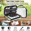 Orzly Accessory Bundle kit for Nintendo Switch Oled Accessories Essentials Pack Case and Screen Protector Comfort Grip Cover Headphones charger cable Games holder and more - Gift boxed OLED Edition - Image 2
