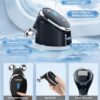 Microcurrent-Facial-Device, 5-in-1 Microcurrent Multifunctional Facial Massager, Face Roller Face Massager for Skin Care, Glossy Black - Image 4