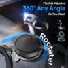Car Phone Holder for Magsafe [78+LBS Strongest Suction & 2400gf Strongest Magnetic] 360° Adjustable Car Phone Mount, Cell Phone Holders for Your Car for All Smartphones & All Car Models (Carbon Fiber) - Image 4