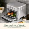 Cuisinart Air Fryer + Convection Toaster Oven, 8-1 Oven with Bake, Grill, Broil & Warm Options, Stainless Steel, TOA-70 - Image 4