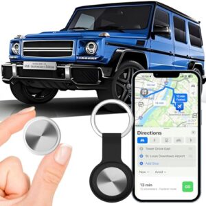 GPS Tracker for Vehicles,Car GPS Tracker Portable Real Time Magnetic GPS Tracking Device, Full Global Coverage Location Tracker for Car,kids,dogs,Trucks/Person. No Monthly Fee/No Subscription Required