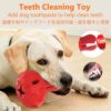 SCHITEC Dog Chew Toy for Large & Medium Dogs, Rubber Treat Dispensing Toy for Aggressive Chewers, Interactive Slow Feeder Tough Puzzle Toys Teeth Cleaning - Image 4